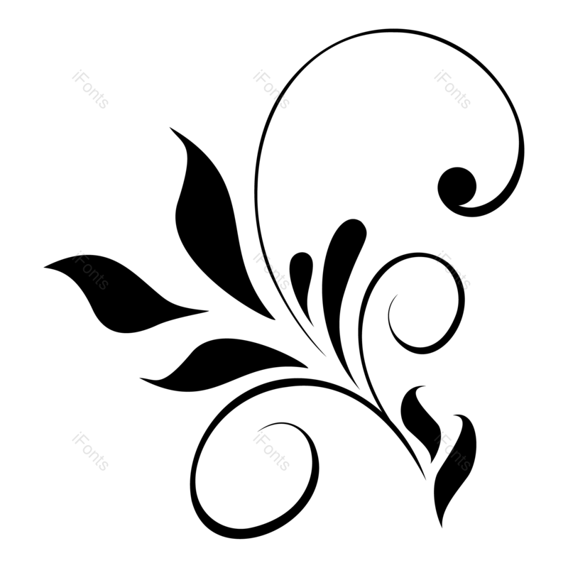 边框图片,花纹元素,图案PNG,黑白免抠素材